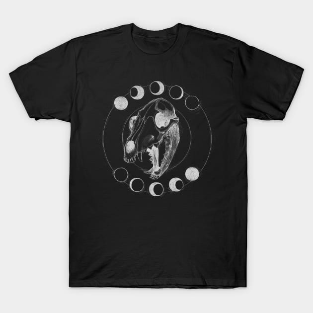 wolf skeleton T-Shirt by shipovik